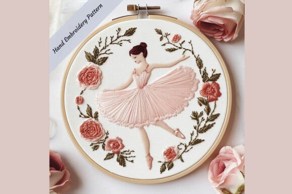 Ballerina Hand Embroidery FloralPattern Review