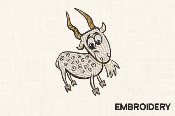 Funny Goat Embroidery Design: A Holiday Review