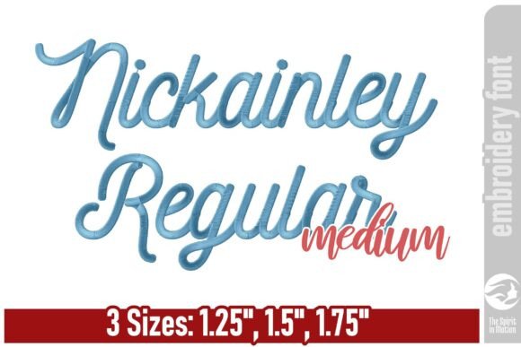 Nickainley Monoline Font Review for Embroidery