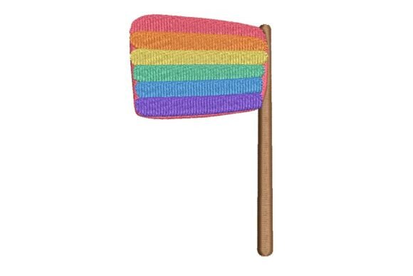 Review: Classic Rainbow Pride Flag Embroidery Design