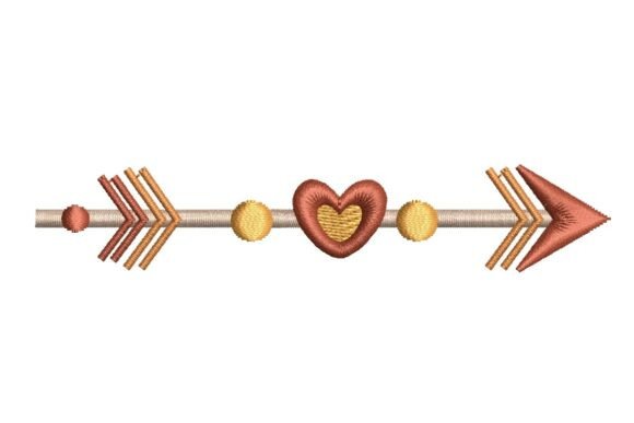 Review: Decorative Arrow with Heart Embroidery