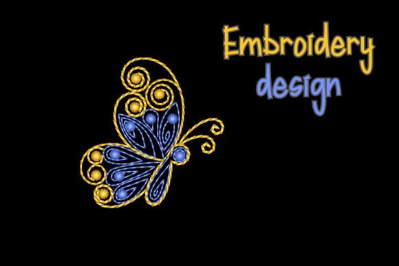 Review: Embroidery Design Butterfly Swirls