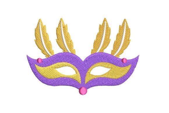 Review: Festive Feathered Masquerade Mask Design