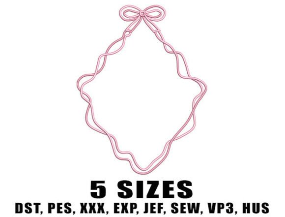 Review: Hanging Bow Frame Embroidery Design