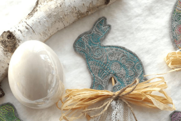 Review: ITH Easter Stick Decoration Embroidery for Spring Projects