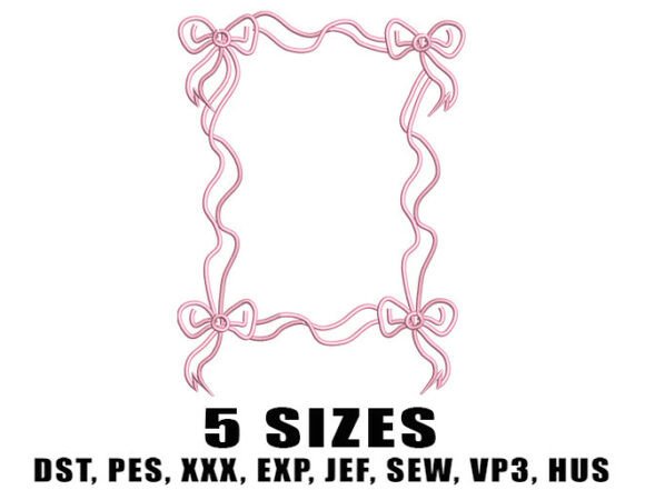 Review: Rectangle Ribbon Frame Embroidery Design