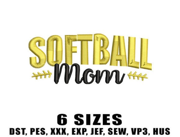 Review: Softball Mom Life Embroidery Design