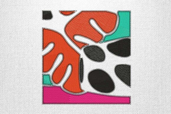 Reviewing Abstract Modern Patch Embroidery