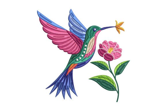 Reviewing Hummingbird Flower Embroidery for Craft Fairs