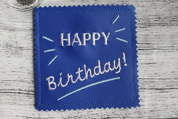 Reviewing ITH Happy Birthday Greeting Card Embroidery for Boutique Sweatshirts