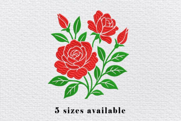 Reviewing Red Rose Embroidery Design Art for Gifts