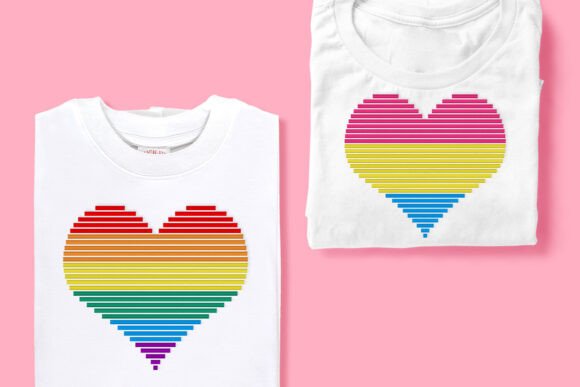 Reviewing the 6 Color Striped Heart Embroidery Design