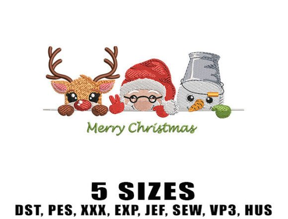 Reviewing the Cute Santa Peek Embroidery Design