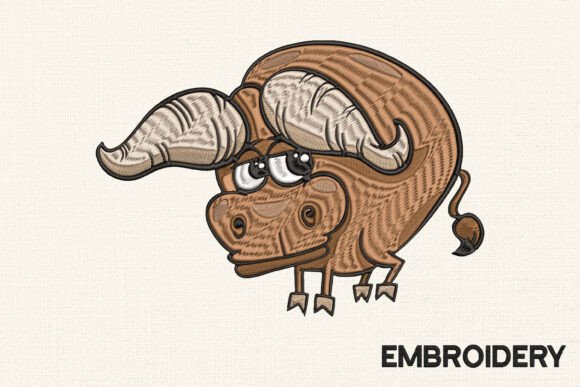 Reviewing the Funny Buffalo Embroidery Design
