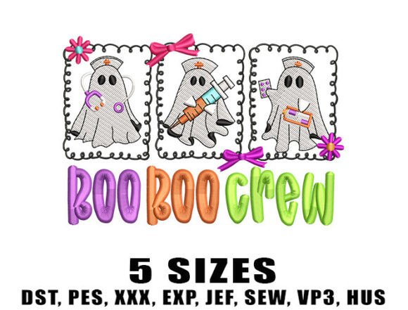 Reviewing the Halloween Nurse Ghost Embroidery Design