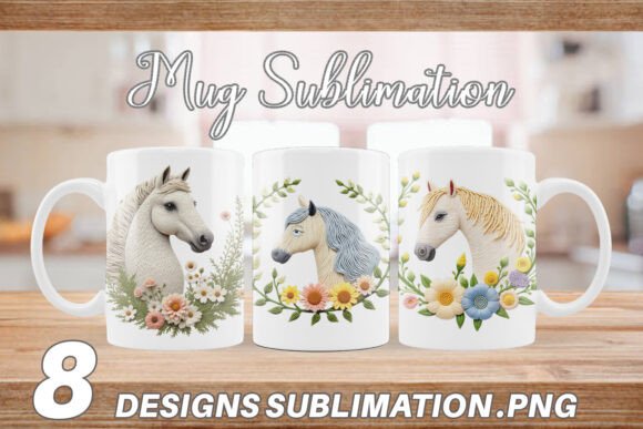 Reviewing the Mug Wrap Horse Embroidery Design