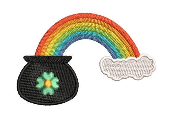 Reviewing the Pot of Gold Rainbow Embroidery Design