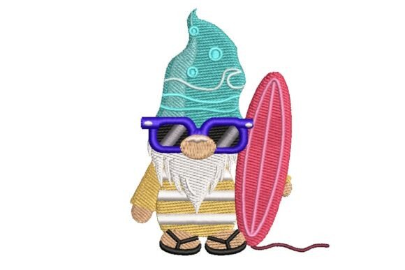 Summer Beach Gnome Embroidery Review